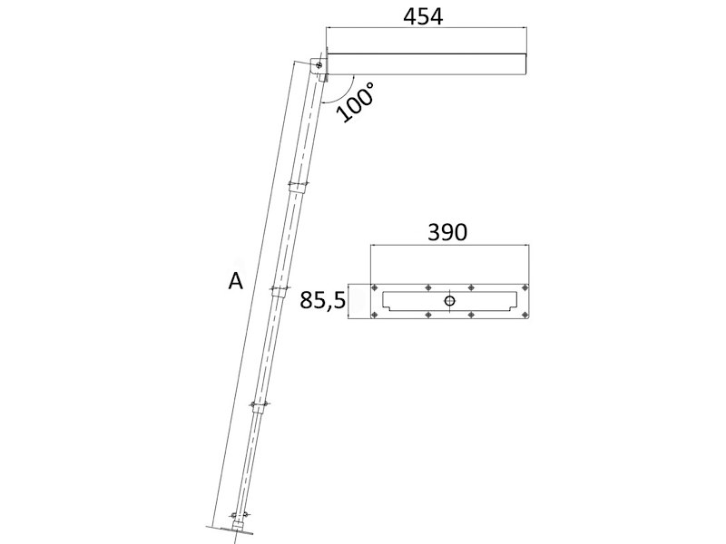 Scaletta a scomparsa - Versione standard