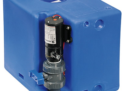 Serbatoio acque nere con maceratore incorporato