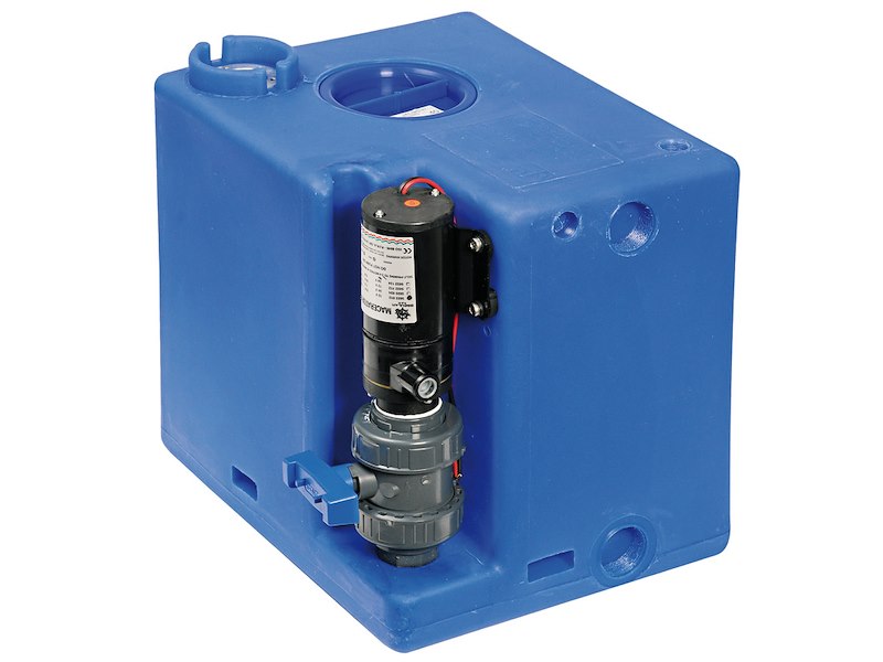 Serbatoio acque nere con maceratore incorporato