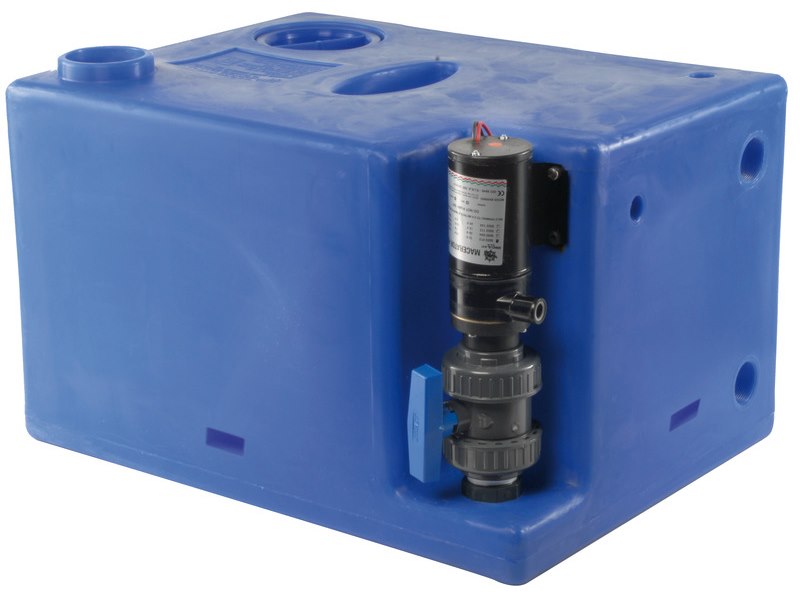 Serbatoio acque nere con maceratore incorporato