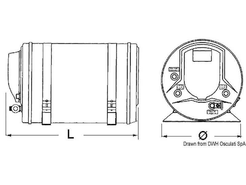 Scaldabagno ISOTEMP INDEL WEBASTO MARINE