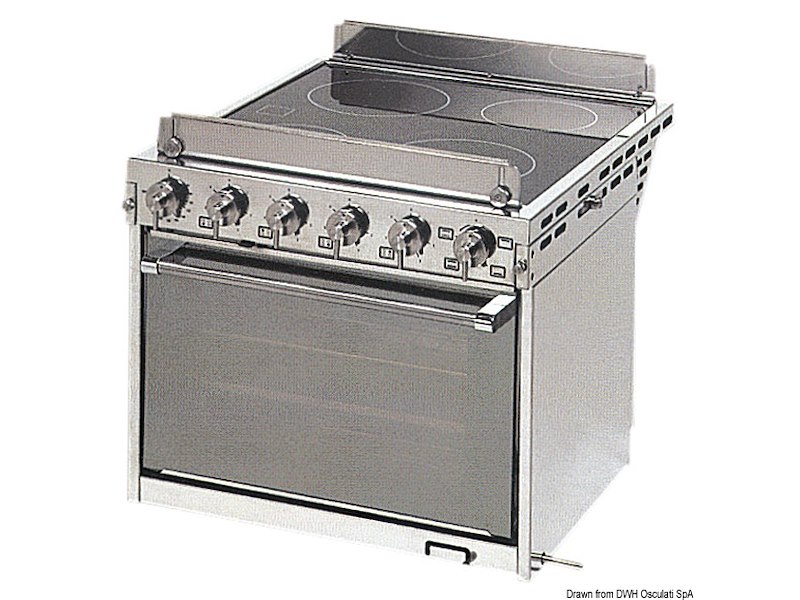 Cucina elettrica con forno 