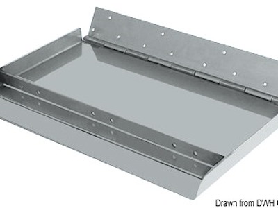 Coppia flap serie Maxi con profondità di 300 mm, con nervatura laterale + nervatura centrale