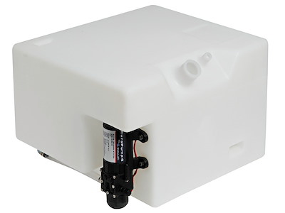 Serbatoio con autoclave, ruotatile di 90°