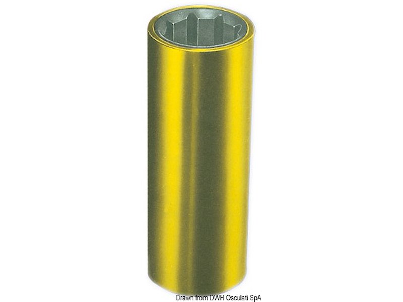 Boccola per linee d’asse con armatura esterna in ottone; versione esterno/interno in pollici
