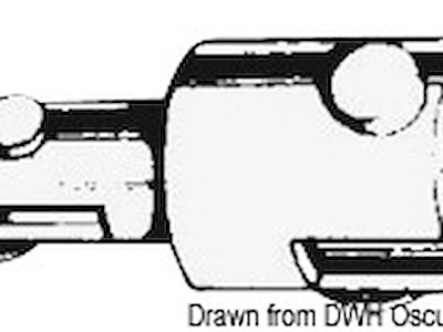 Girafiocco con ritorno manuale a cimetta e Girella testa albero SEA SURE