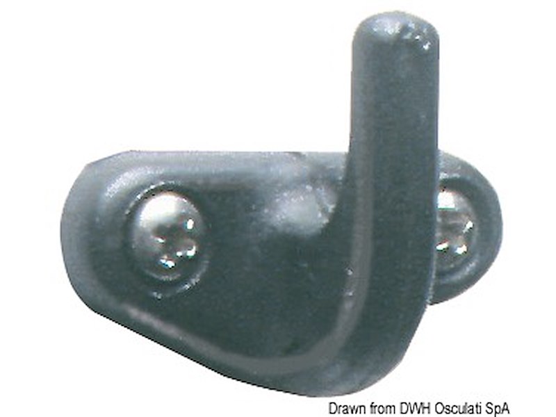 Gancetto nylon nero 