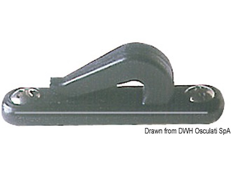 Gancio nylon nero 