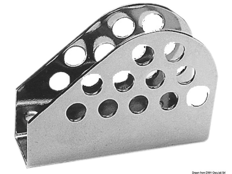 Attacco inox stralli 49x16x37 mm 