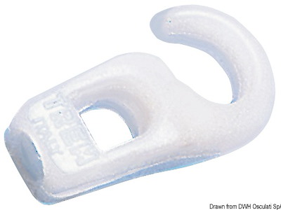 Gancio terminale nylon 5 mm 