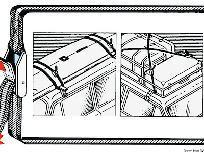 Cinghia in poliestere colorato con fibbia