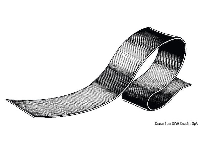 Piattina salvachiglia o come bordo laterale in EPDM