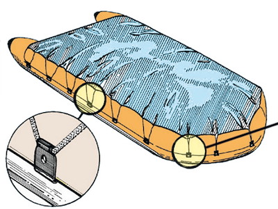 Aggancio nylon per teloni 