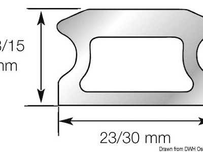Rotaia LEWMAR forata