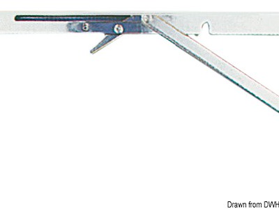 Bracci inox supporto tavolo 