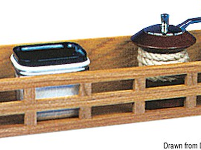 Contenitore in teak 300x85x70 mm 