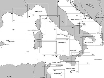 CARTE NAUTICHE 1:250.000