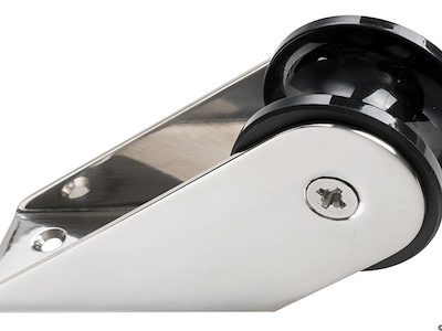 Musone di prua inox 155 x 51 mm 