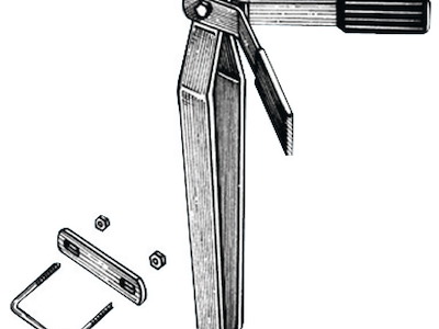 Fermo di prua completo h 50 cm 