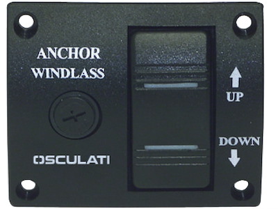 Pannello di comando per verricelli 75 x 62 mm 