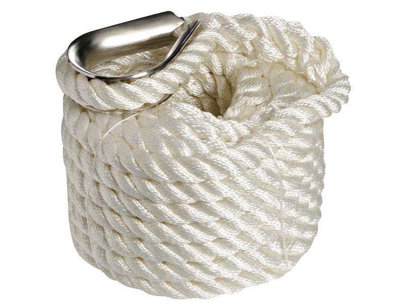 Cima ormeggio 3 capi impiombata con redancia