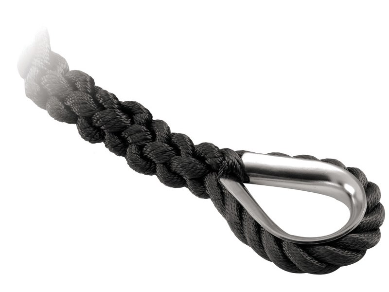 Cima ormeggio 3 capi impiombata con redancia