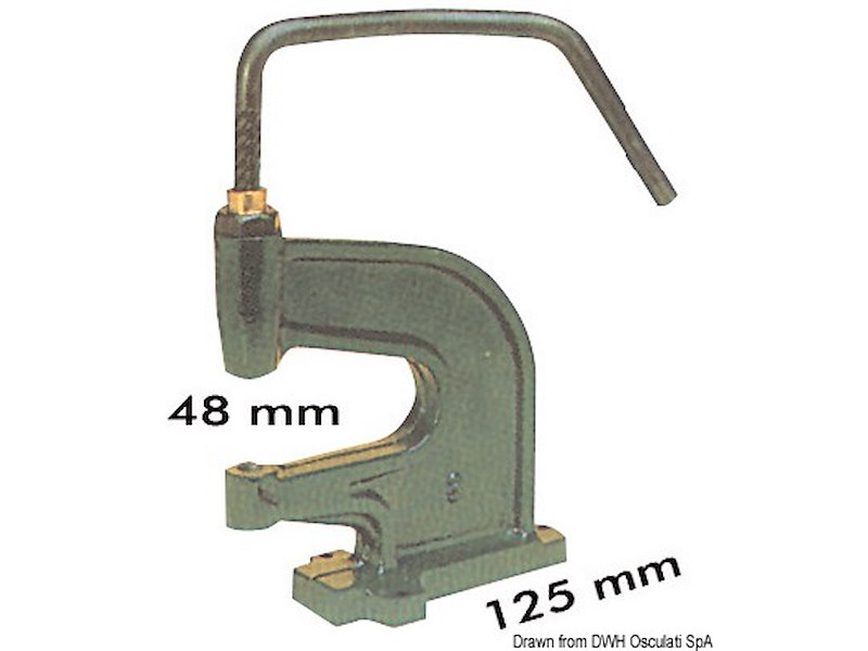 Pressa da banco per bottoni 