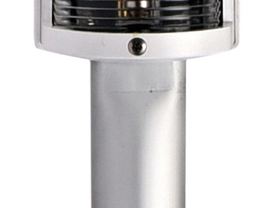 Fanale di fonda con asta Classic estraibile in alluminio con fanale di prua