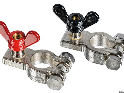 Coppia morsetti per batteria 