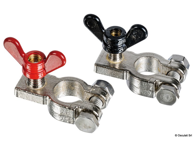 Coppia morsetti per batteria 