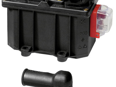 Staccabatteria/teleruttore a ritenuta meccanica