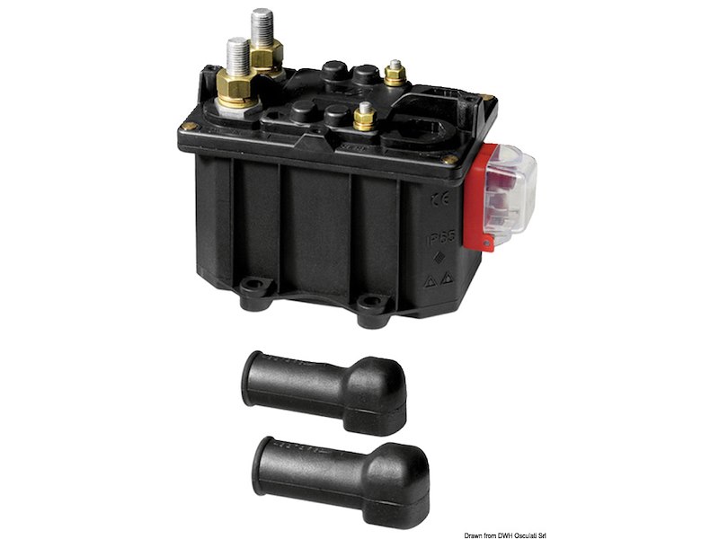 Staccabatteria/teleruttore a ritenuta meccanica
