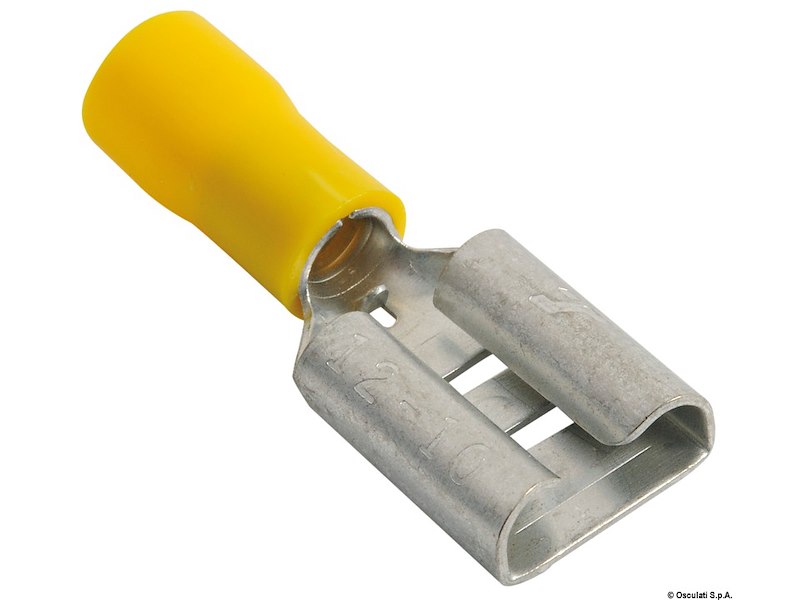 Faston preisolati da 4,7 mm, 6,3 mm e 9,5 mm