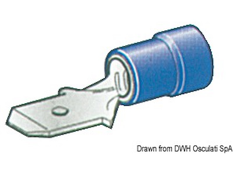 Faston preisolati da 4,7 mm, 6,3 mm e 9,5 mm