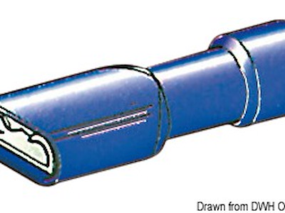 Faston completamente preisolato da 4,7 mm e 6,3 mm