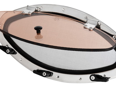 Oblò inox ellittico mm 510x250 