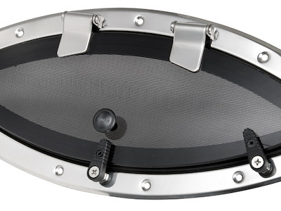 Oblò Bomar inox ellittico 460 x 200 mm 