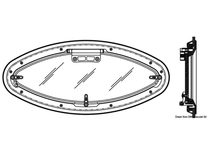 Oblò BOMAR Flagship apribile