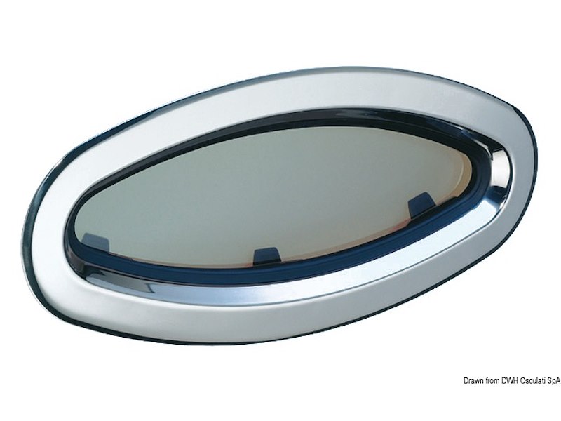 Oblò LEWMAR in acciaio AISI 316