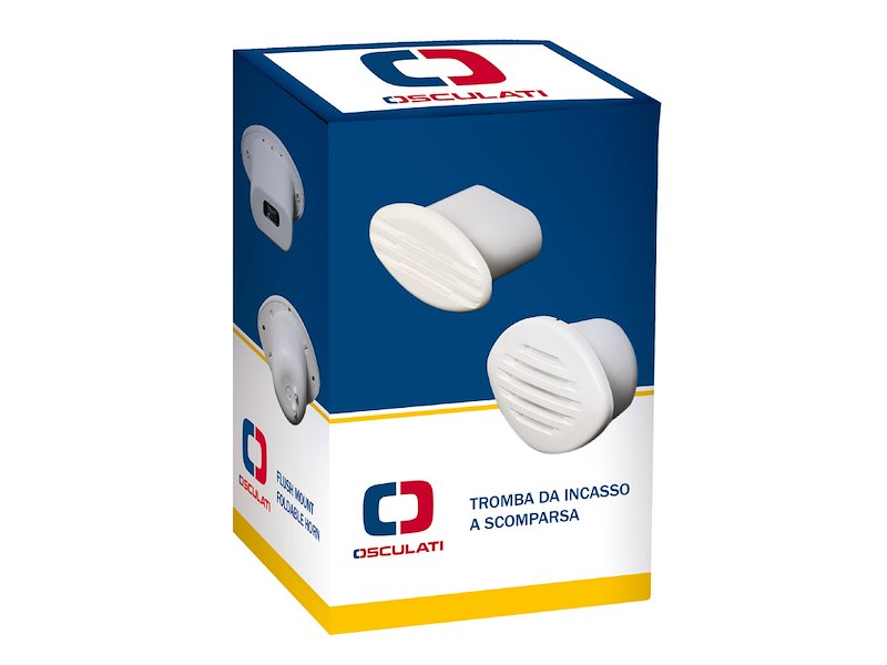 Tromba incasso bianca 12 V 