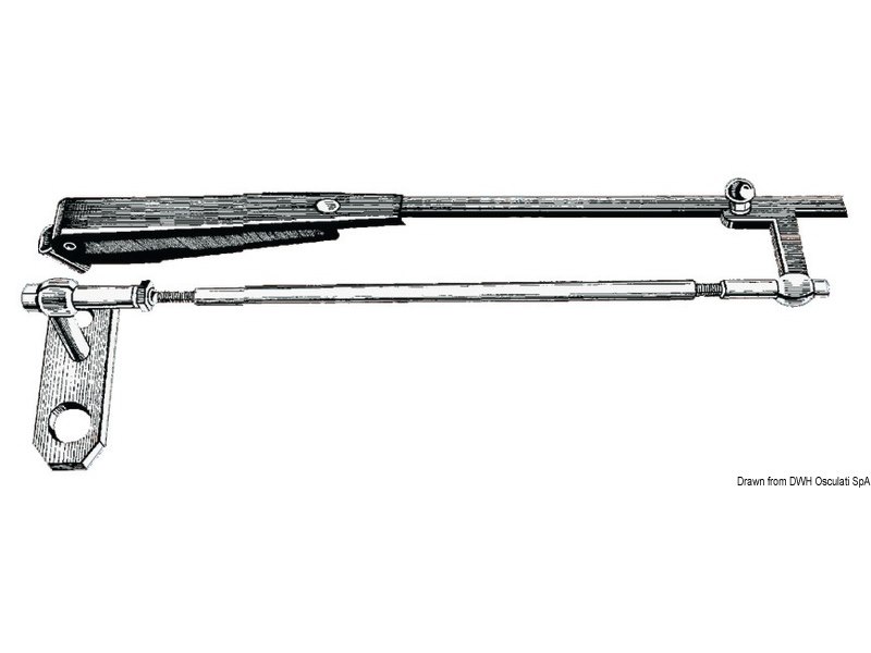 Braccio a parallelogramma in Acciaio Inox per tergicristalli