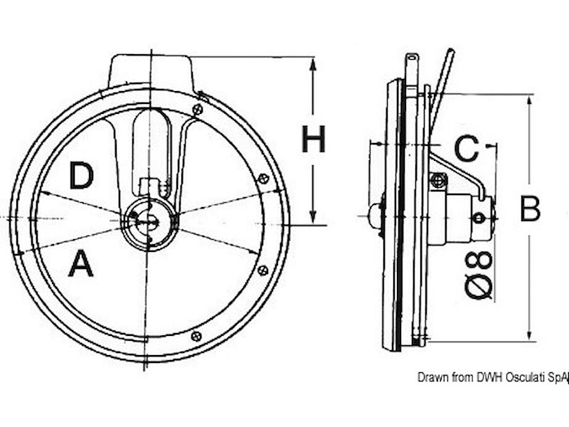 Chiarovisore a rotazione EIWA