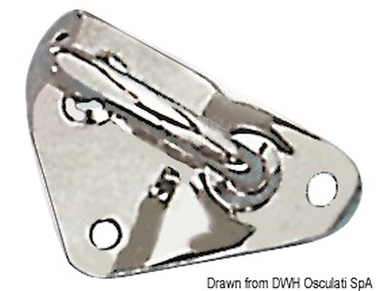 Piastra inox 55/60 mm 