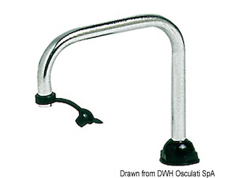 Beccuccio telescopico in alluminio e nylon 