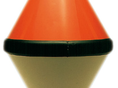 Gavitello biconico in ABS rinforzato bicolore