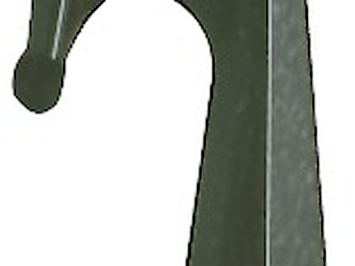 Gancio d’accosto in polipropilene nero