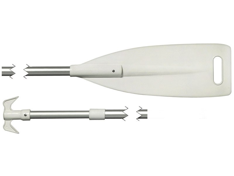 Pagaia telescopica con gancio 90/160 cm 