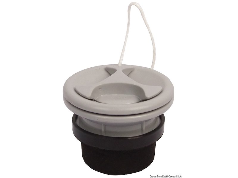 Valvola di gonfiaggio/sgonfiaggio per gommoni