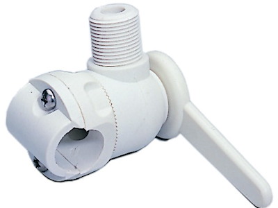 BASE ANTENNA PER TUBO A MORSETTO