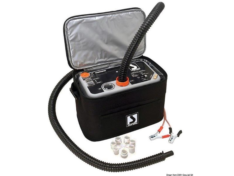 Gonfiatore elettrico per gommoni BRAVO Turbo Max
